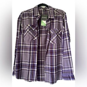 Eddie Bauer women’s nwt purple shirt